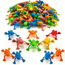 Pacote Mega Bees de Brinquedo Jump n Leap Frog, pacote com 144, 5 cm