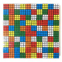 Pacote Mini Magic Cubes Twist Pixel 3x3 com 100 unidades para arte em mosaico Pacote Mini Magic Cubes Twist Pixel 3x3 com 100 unidades para arte em mosaico