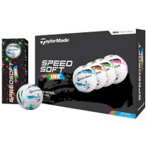 Pacote múltiplo de bolas de golfe TaylorMade Speed Soft Ink