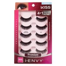 Pacote múltiplo de cílios KISS I ENVY Juicy Volume 01 KPEM12