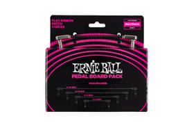 Pacote Múltiplo de Pedaleiras Ernie Ball Flat Ribbon - Cabos Patch