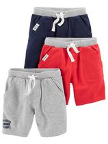Pacote múltiplo de shorts de malha para bebês Simple Joys by Carter's Pacote múltiplo de shorts de malha para bebês Simple Joys by Carter's