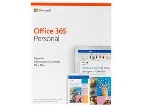 Pacote Office 365 Personal 1 Ano Digital - Microsoft