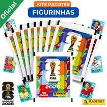 Pacote Oficial de Figurinhas Copa do Mundo FIFA World Cup 2026 Panini Brochura Coleção Brasil