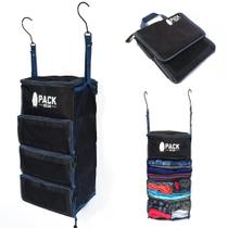 Pacote organizador de bagagem de mão suspenso Gear Standard Black Pacote organizador de bagagem de mão suspenso Gear Standard Black