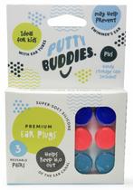 Pacote original de 3 pares de tampões de ouvido de natação Putty Buddies
