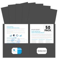 Pacote PANDRI com duas pastas de bolso, tamanho carta, pretas Pacote PANDRI com duas pastas de bolso, tamanho carta, pretas