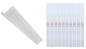 Pacote Papel Crepom 48cmx2m Branco C/10 - Ridet Pacote Papel Crepom 48cmx2m Branco C/10 - Ridet