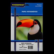 Pacote Papel Fotográfico Glossy 115g com 50 Folhas 210mmx297mm
