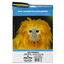 Pacote Papel Fotográfico Glossy Adesivo 130g com 50 Folhas 21mmx29mm
