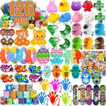 Pacote Party Favors Duccsko 126 para crianças de 3 a 5 brinquedos Pop Fidget