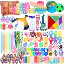 Pacote Party Favors KUBUSFLY 82 para crianças com caixa de tesouros a partir de 3 anos Pacote Party Favors KUBUSFLY 82 para crianças com caixa de tesouros a partir de 3 anos