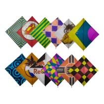 Pacote Pipa Peixinho Raia 34x34cm C/ 30 Unidades