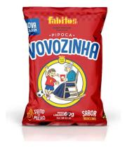 Pacote Pipoca Doce Vovozinha Fardo C/10Un De 60G