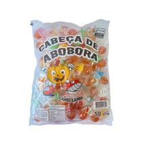 Pacote Pirulito Cabeça de Abóbora Halloween 670g C/ 50 Unids Pacote Pirulito Cabeça de Abóbora Halloween 670g C/ 50 Unids