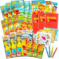 Pacote Play Packs Bendon Sesame Street Kids com livro de colorir