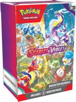Pacote Pokémon TCG Scarlet & Violet Booster com 6 pacotes de reforço