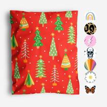 Pacote Poly Mailers Mint Christmas Tree à prova d'água 10x13