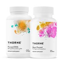 Pacote pré-natal THORNE Comprehensive Basic Prenatal & DHA