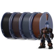 Pacote preto de filamento de impressora 3D SUNLU PLA Plus de 1,75 mm e 4 kg Pacote preto de filamento de impressora 3D SUNLU PLA Plus de 1,75 mm e 4 kg
