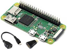 Pacote Raspberry Pi Zero WH com WiFi e Bluetooth