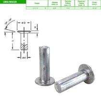 Pacote Rebite Lona Freio 10X14 Alumínio - Maciço (1000und) Pacote Rebite Lona Freio 10X14 Alumínio - Maciço (1000und)
