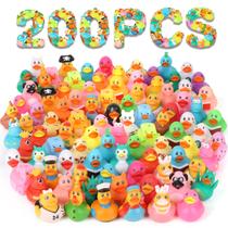 Pacote Rubber Ducks Dmsky 200 para festas infantis e lembrancinhas para chá de bebê