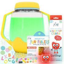 Pacote Sensory Play Pack Glo Pals com Sensory Play Jar & Cubes