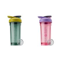 Pacote Shaker Cup BlenderBottle Strada de 800 ml amarelo e roxo Pacote Shaker Cup BlenderBottle Strada de 800 ml amarelo e roxo