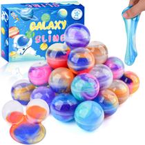 Pacote Slime Ball Galaxy 24, elástico e não pegajoso para crianças