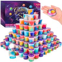 Pacote Slime Kit Bucaikein Galaxy 78 para crianças com bolsa de guloseimas