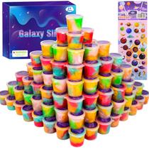 Pacote Slime Kit DUJUANHUA Galaxy 68 para crianças com caixa de presente
