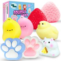 Pacote Squishy JANES VISSY Taba de 8 unidades (2 morangos, 2 patas de gato, 2 bananas, 1 hamster, 1 pintinho) Pacote Squishy JANES VISSY Taba de 8 unidades (2 morangos, 2 patas de gato, 2 bananas, 1 hamster, 1 pintinho)