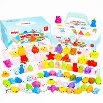 Pacote Squishy Toys Mulyng Mochi 80 para crianças com caixa de armazenamento Pacote Squishy Toys Mulyng Mochi 80 para crianças com caixa de armazenamento