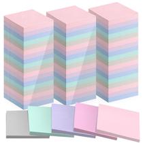 Pacote Sticky Notes Fainne 120, 7,6 x 7,6 cm, Cute Color Office School
