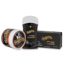 Pacote Suavecito Pomade Signature Scent com desodorante e sabonete