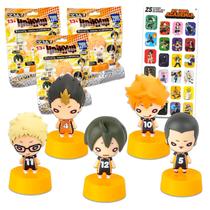 Pacote Surpresa com 3 Mini Figuras de Ação Haikyu!! Pacote Surpresa com 3 Mini Figuras de Ação Haikyu!!