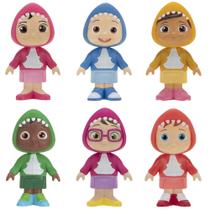Pacote temático Toy CocoMelon de 6 bonecos para família e amigos Pacote temático Toy CocoMelon de 6 bonecos para família e amigos