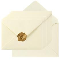 Pacote Toperd, 100 envelopes A6, cor creme, 17x12 cm Pacote Toperd, 100 envelopes A6, cor creme, 17x12 cm