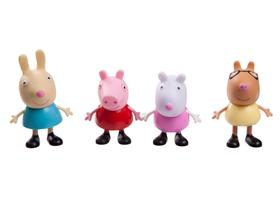Pacote Toy Nickelodeon Peppa Pig Best Friends com 4 estatuetas