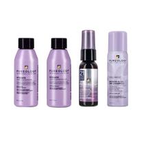 Pacote Travel Size Pureology Hydrate para cabelos médios a grossos Pacote Travel Size Pureology Hydrate para cabelos médios a grossos
