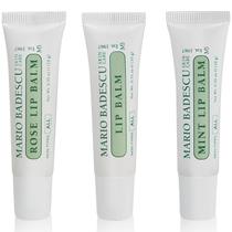 Pacote trio de protetor labial Mario Badescu para lábios secos e rachados, 3 unidades
