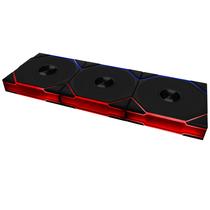 Pacote triplo Fan Lian Li UNI TL Wireless 120 com controle preto