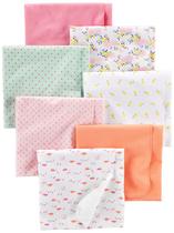 Pacote unissex Burp Cloths Simple Joys da Carter's Muslin com 7