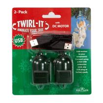 Pacote USB 2 Twirl-Its com motor DC Kurt S. Adler
