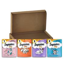 Pacote variado Cat Treats Temptations, bolsas de 180 g (pacote com 6)