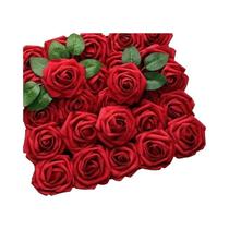 Pacote Variado Com 50 Peças De Flores De Rosa Artificiais Com Caules Para DIY Buquês De Casamento