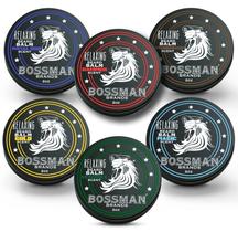 Pacote variado de bálsamo para barba Bossman Beard Grooming Kit 6 aromas Pacote variado de bálsamo para barba Bossman Beard Grooming Kit 6 aromas