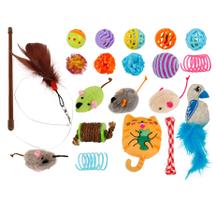 Pacote variado de brinquedos para gatos Hartz Cattraction com Silver Vine e Catnip