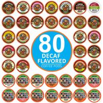 Pacote variado de cápsulas de café Crazy Cups Decaf 80 unidades Keurig